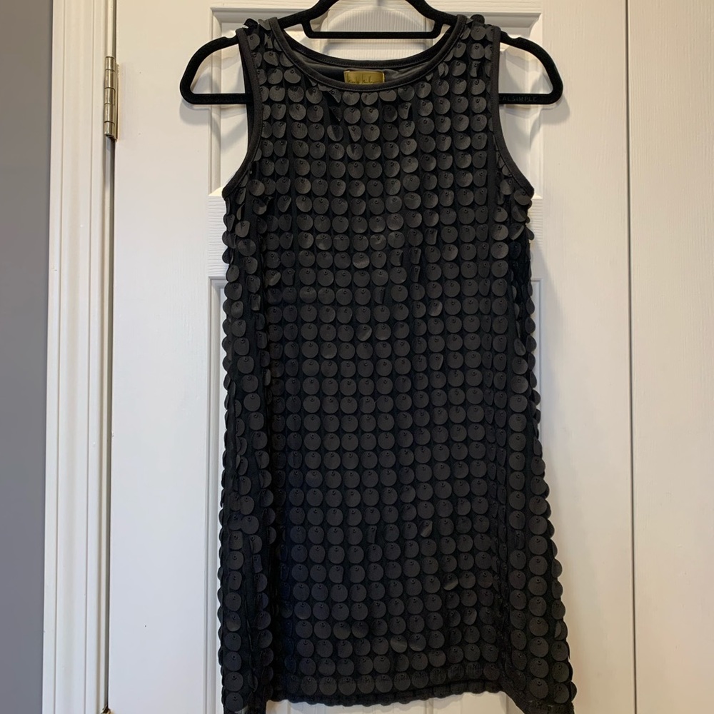 Nicole Miller Girls Large Black Dress